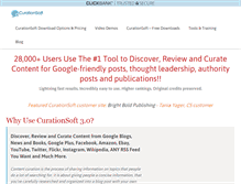 Tablet Screenshot of curationsoft.com